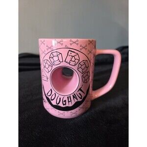 Voodoo Doughnut  Pink Ceramic Universal Studios Orlando Souvenier Mug Cup 2024
